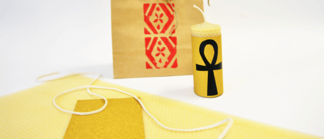 Make an Egyptian-inspired Candle