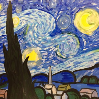 Paint and Wine Night - A Starry Night