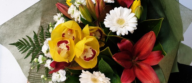 Hand tied bouquet making