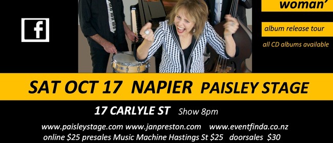 The Piano Boogie Woman Album Release Show - Jan Preston Trio