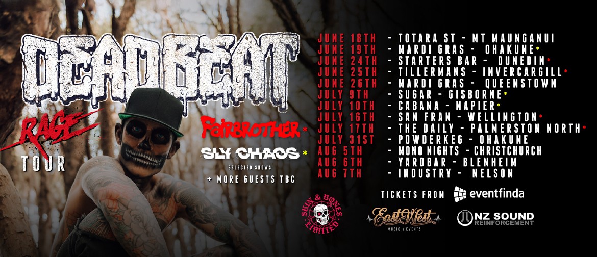 Deadbeat Rage Single Release Tour