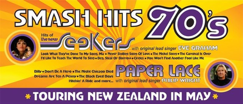 Smash Hits 70s - Hits of the New Seekers & Paper Lace
