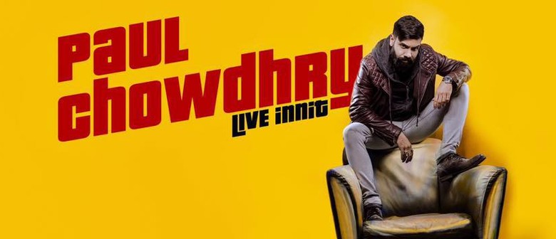 Paul Chowdhry hits the Auckland stage for the first time this April