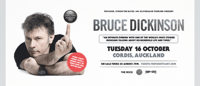 Bruce Dickinson performs a one-man show in NZ next month