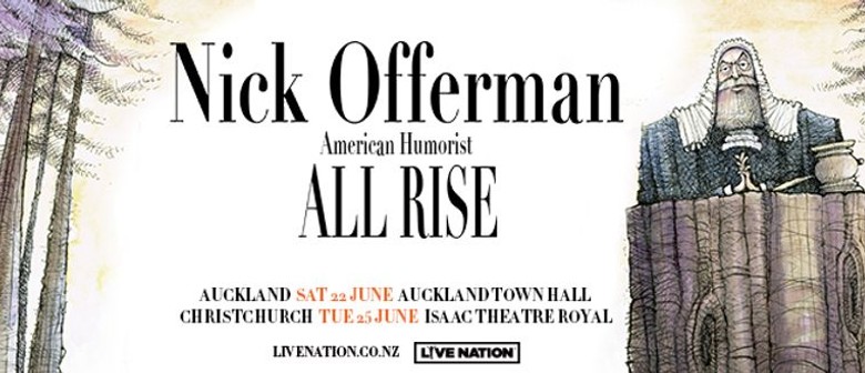Nick Offerman flies down to New Zealand with his 'All Rise' tour this June