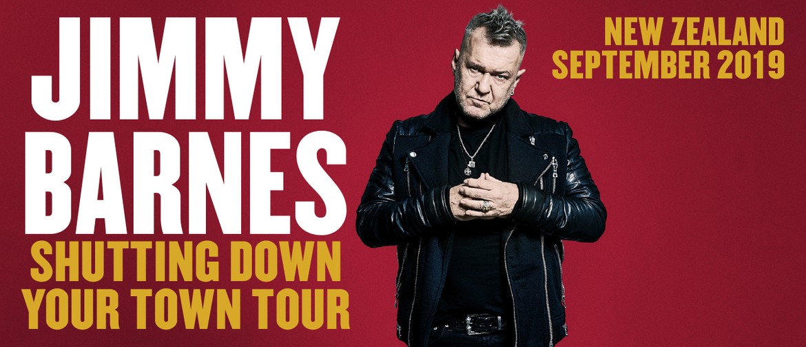 Jimmy Barnes' 'Shutting Down Your Town' tour to set NZ stages ablaze this September