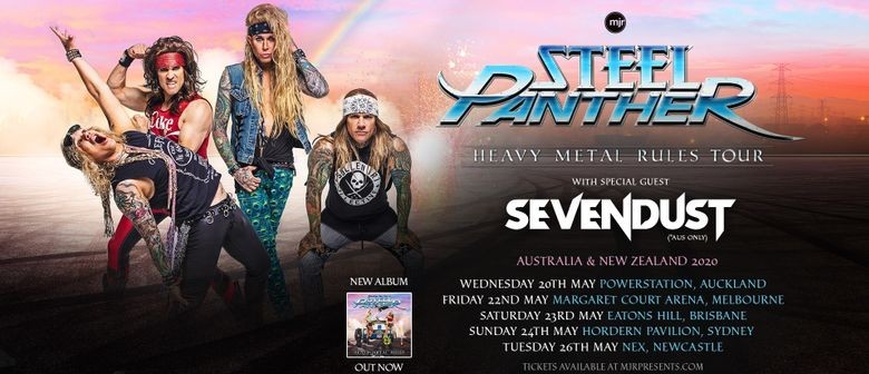 Steel Panther's 'Heavy Metal Rules' tour to invade New Zealand this May
