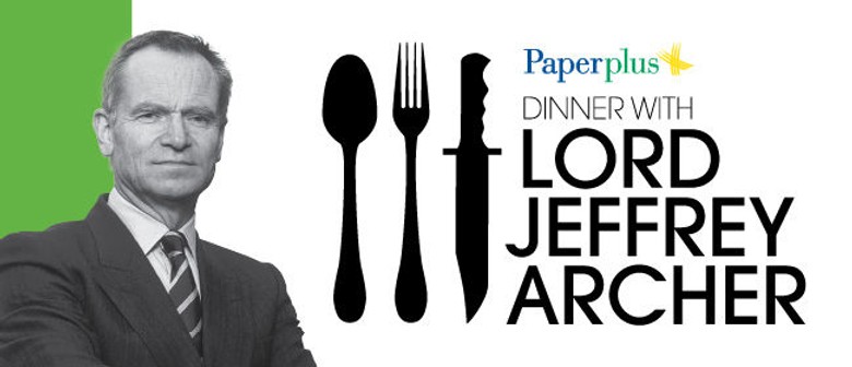 Join Lord Jeffrey Archer For Dinner