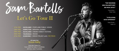 Sam Bartells reveals Let's Go II Tour in February
