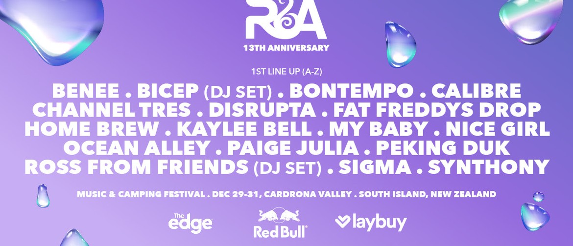 The first Rhythm & Alps line up drop for 2023!