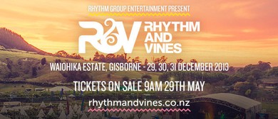 Rhythm & Vines and Rhythm & Alps 2013 Announced