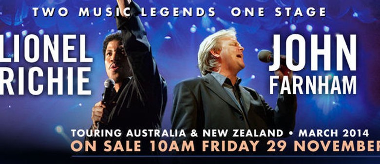 Lionel Richie and John Farnham NZ Tour