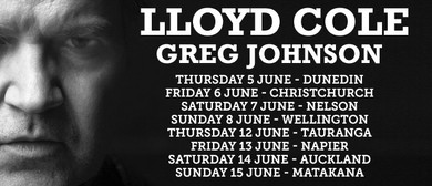 Lloyd Cole NZ Tour