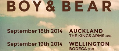 Boy & Bear Auckland Venue Change