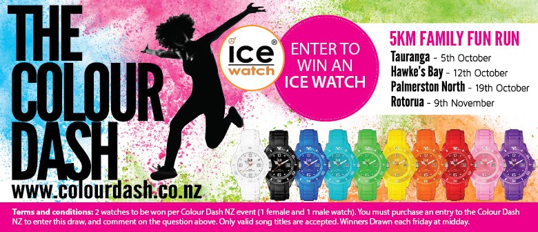 Win an Ice-Watch Thanks to Colour Dash NZ