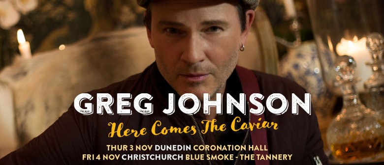 Greg Johnson To Perform In New Zealand This November