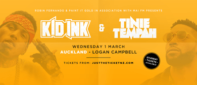 Auckland Show Announced For Kid Ink & Tinie Tempah