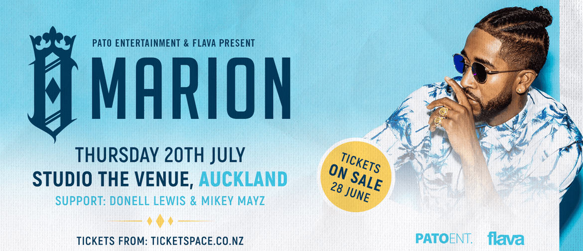 Omarion Goes to New Zealand for One-off Show this July