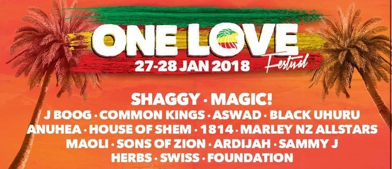 One Love Festival announces second lineup for 2018