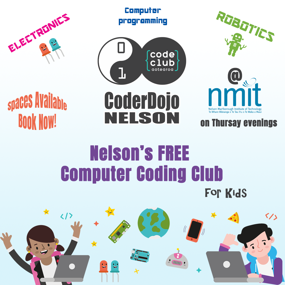CoderDojo Computer Club for Kids (Term 4 Signup)