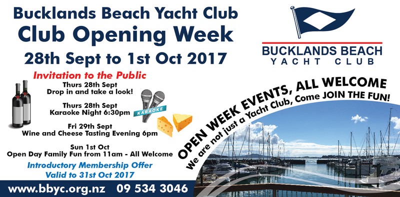 bucklands beach yacht club open day