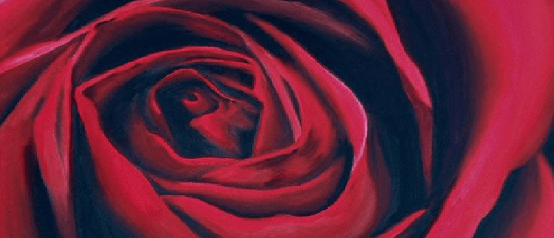 Wine and Paint Party - Red Rose Painting - Auckland - Eventfinda