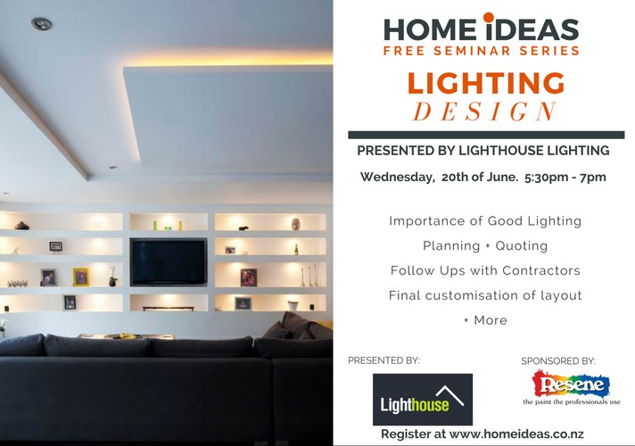 Lighting Design Seminar Christchurch Eventfinda