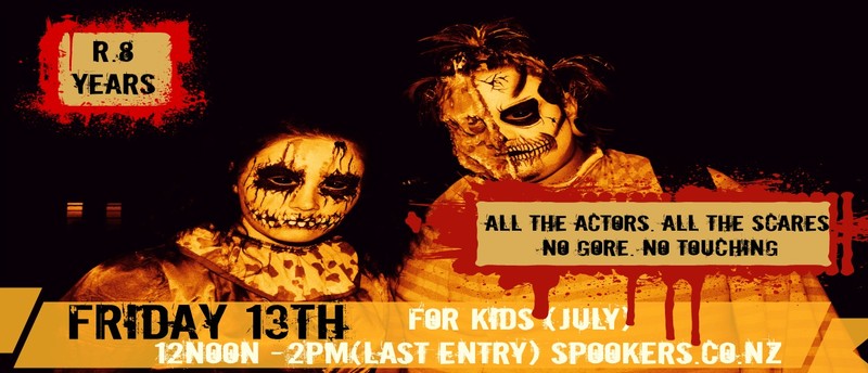 R8 Friday The 13th Spookers For Kids Auckland Eventfinda