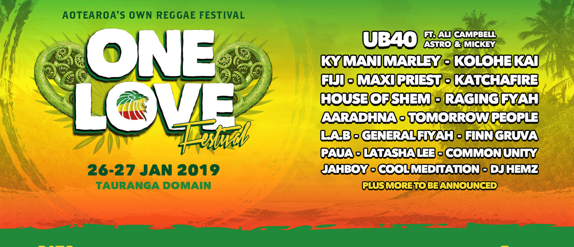One Love 2019: SOLD OUT