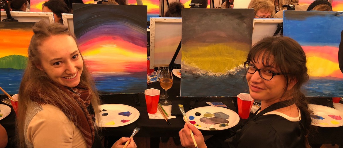 Mixing It Up Painting Events - Wine & Paint Experience