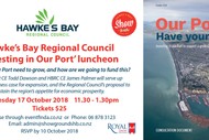 Hawke’s Bay Regional Council ‘Investing In Our Port’ Lunch