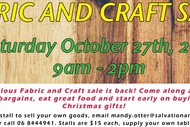 Fabric and Craft Sale