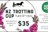 Image for event: NZ Trotting Cup Breakfast Bubbles & Bus: CANCELLED
