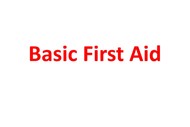 Image for event: Basic First Aid for Adults Workshop