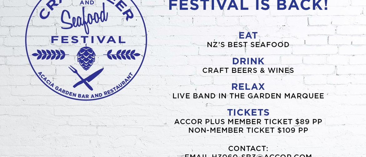Craft Beer and Seafood Festival 2018