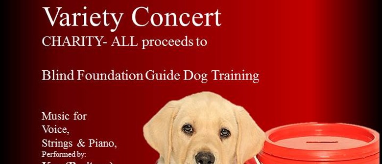 All Proceeds to Blind Found Guide Dog Training
