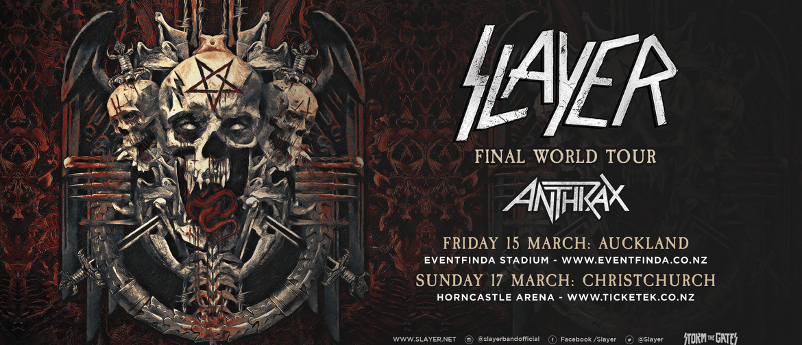 Slayer With Special Guests - Anthrax: CANCELLED