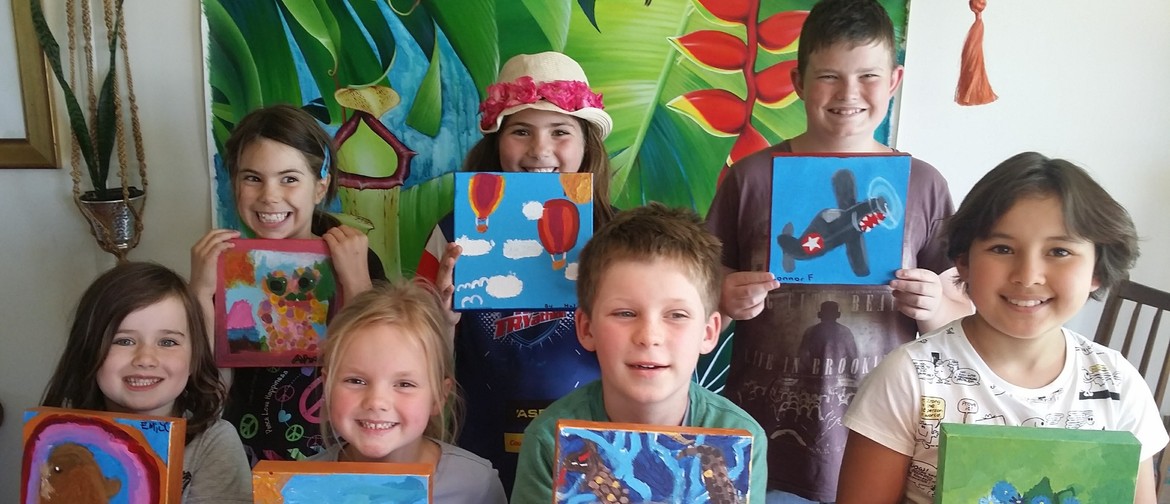 Kids Holiday Painting Class With Paula Knight