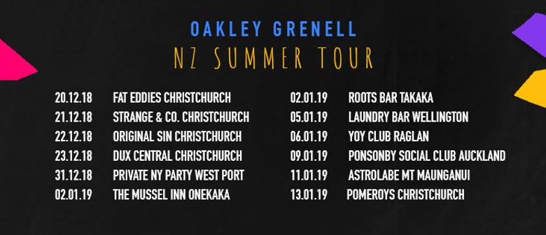 Oakley Grenell Summer NZ Tour