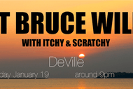 Image for event: Not Bruce Willis with Itchy & Scratchy