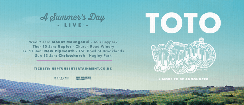 A Summer S Day Toto Dragon And Jefferson Starship Mt Maunganui Eventfinda