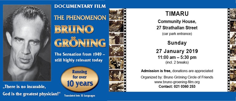 Documentary Film The Phenomenon Bruno Groening