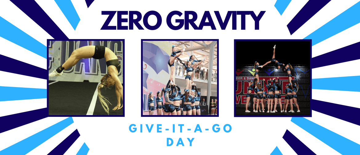 11+yrs Give It a Go Day - Zero Gravity Cheerleading