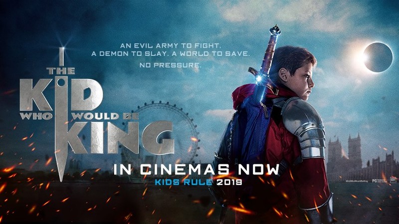 Image result for the kid who would be king poster