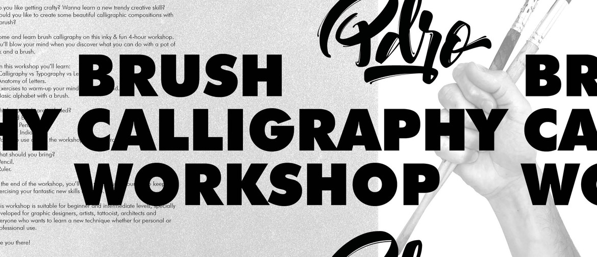 Brush Calligraphy Workshop with Pdro