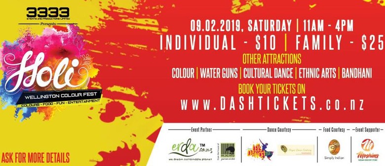 Holi Wellington Colour Fest 2019