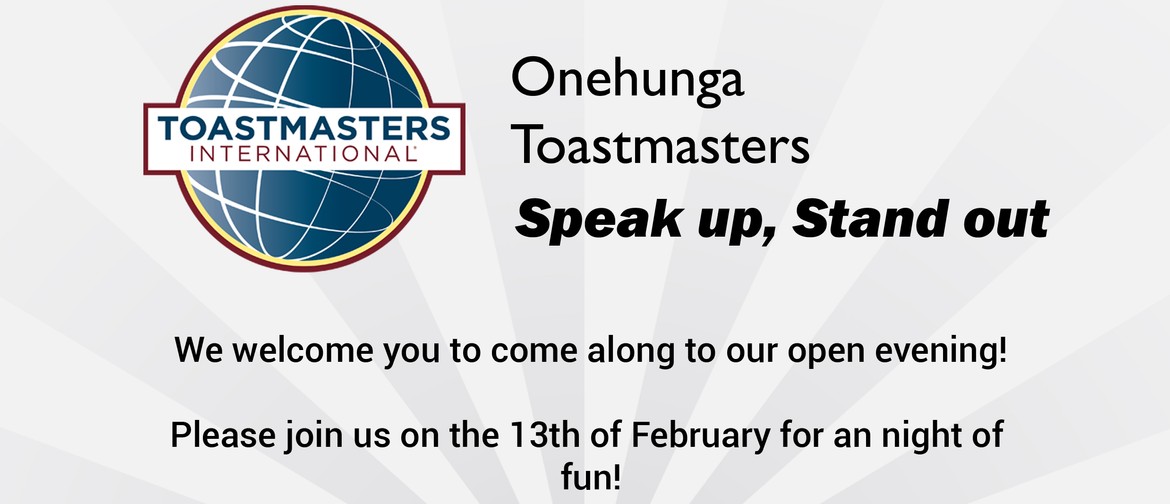 Open Evening - Onehunga Toastmasters
