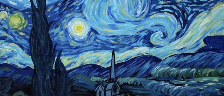 Wine and Paint Party - Starry Night Painting