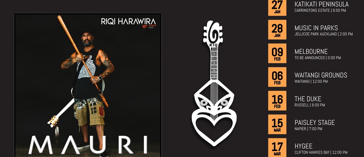 Riqi Harawira Album Release Tour
