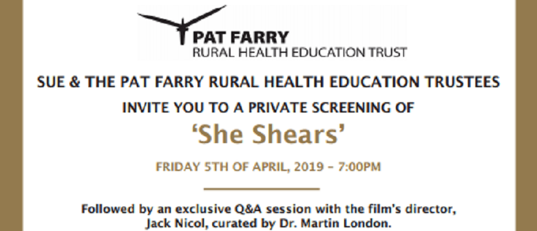 Pat Farry Rural Health Trust Fundraiser - She Shears Film